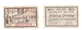 Set of 3 different notgeld paper money, 1918-1921, Germany