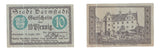 Set of 3 different notgeld paper money, 1920-1921, Germany