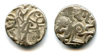 Late silver jital from Punjab/Gandhara, Kabulshahi, mid-1000s AD (Tye-32)