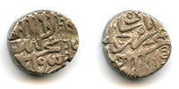 Silver 1/2 rupee, Emperor Akbar (1556-1605), Mulher mint, Mughal Empire