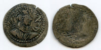 Silver drachm, Alkhan-Nezak type, c.650s, Ghazna?, Turko-Hepthalites in Gandhara