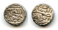 Silver 1/2 tanka of Mahmud I (1458-1511), Mustafabad, Gujarat, India (G#85)