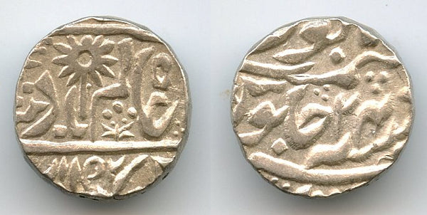 Unlisted AR rupee, Shah Alam II (1759-1806), 1192/24, Chhatarpur, Princely States, India