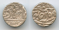 Silver rupee, Shah Alam II (1759-1806), 1192/25, Chhatarpur, Princely States, India