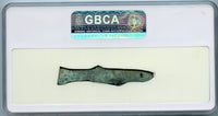 Certified and graded - bronze fish-money, Zhou (1046-771 BC), China