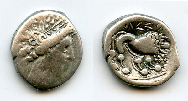 Silver drachm, c.2nd century BC, Celtic tribes of Southern Gaul