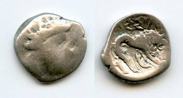 Silver drachm, c.2nd century BC, Celtic tribes of Southern Gaul