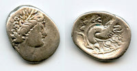 Silver drachm, c.2nd century BC, Celtic tribes of Southern Gaul