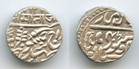 Silver rupee in the name of Queen Victoria and J. Singh, 1873, Jodhpur, India