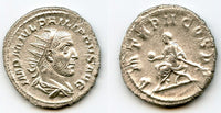 Nice silver antoninianus of Philip (244-249 CE), Roman Empire (RIC 2b)