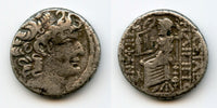 Silver tetradrachm of Philip Philadelphos (93-83 BC), under Roman rule, Antioch