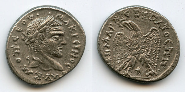 Silver tetradrachm of Macrinus (217-218), Laodicea ad Mare, Roman Empire (Pr.1182)