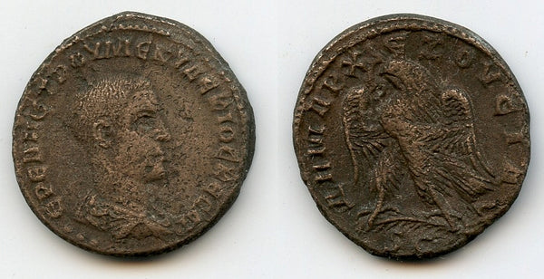 Billon tetradrachm of Herennius Etruscus (250-251 AD), Antioch, Roman Empire (Pr.632)