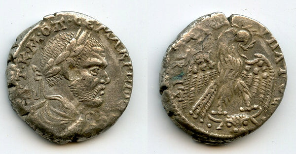 Silver tetradrachm of Macrinus (217-218), Carrhae mint, Roman Empire (Pr.826)