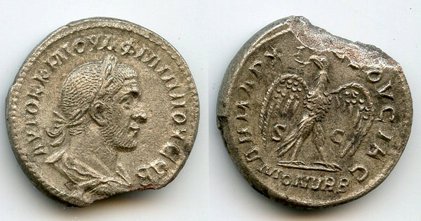 Silver tetradrachm of Philip I (244-249), 246, Antioch, Roman Provincial coins (Pr.304)