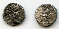 PACI AETERNAE silver denarius of Septimius Severus (193-211 AD), Roman Empire