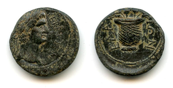 AE16 of Domitian (81-96 CE), Elaea, Aeolis, Roman Provincial coinage