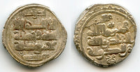 Silver dirham of Mahmud (998-1030) w/Caliph al-Qadir, Andarab, Ghaznavids