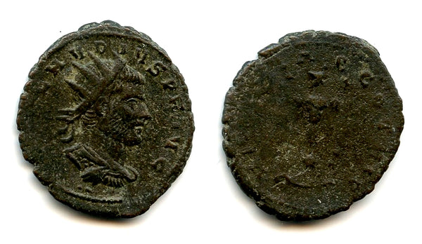 AE antoninianus of Claudius II Gothicus (268-270 AD), Cyzicus, Roman Empire