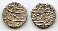 Silver rupee, Aurangzeb (1658-1707), 1084/RY16, Surat, Mughal Empire, India