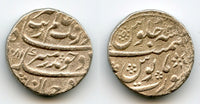 Silver rupee, Aurangzeb (1658-1707), 1081/RY13, Surat, Mughal Empire, India