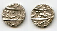 Silver rupee of Mohamed Shah (1719-1748), Arkat, Mughal Empire, India