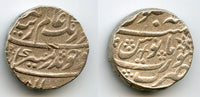 Silver rupee, Aurangzeb (1658-1707), Surat mint, Mughal Empire, India