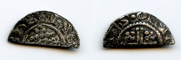 Silver halfpenny, Henry II (1154-1189), England (#1f)