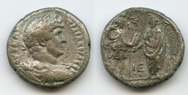 Billon tetradrachm of Hadrian (117-138 AD), RY15, Alexandria, Roman Egypt