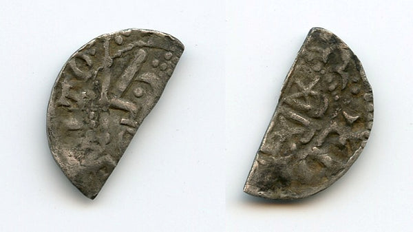 Silver halfpenny (halved penny), William the Lion (1165-1218), Scotland