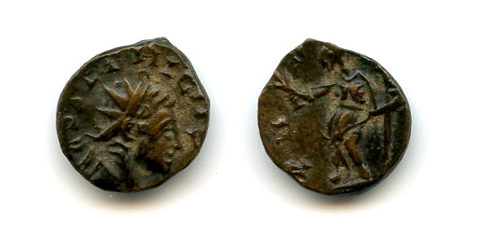 Ex-Spink - Barbarous PAX antoninianus of Tetricus II, c.270-280 AD, Roman Britain