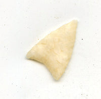 Chalcedony triangle arrowhead, North Africa, late Neolithic, c.3000 BC