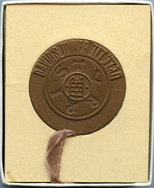 David's Tower - large commemorative State medal, 1979, Israel