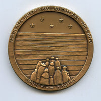 350 years of Jewish life in America - huge Israeli state medal, 2004