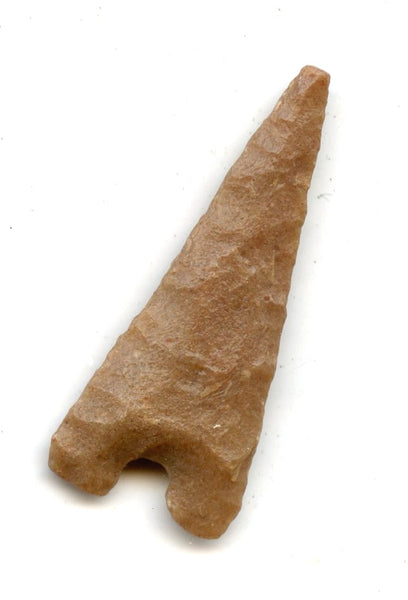 Jasper tidikelt triangle arrowhead, North Africa, late Neolithic, c.3000 BC