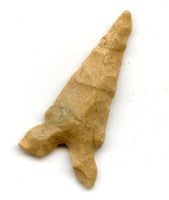 Jasper footed triangle basal notched forms from  North Africa,  late Neolithic period, ca.3000 BC