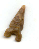 Jasper footed triangle basal notched forms from  North Africa,  late Neolithic period, ca.3000 BC