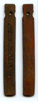 Authentic bamboo token ("bamboo tally"), c.1870-1940, South-Eastern China