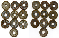 Lot of 10 various bronze cash, Northern Song dynasty, 960-1127, China (#42)