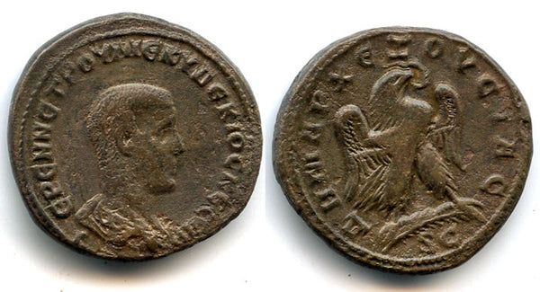 Billon tetradrachm of Herennius Etruscus (250-251 AD), Antioch, Roman Empire (Pr.639)