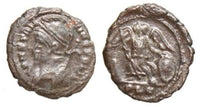 Ancient British barbarous CONSTANTINOPOLIS AE3, minted ca.336-348 AD - high quality imitation of the continental type from Dorchester (?) in Roman Britain