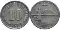 Notgeld (Emergency money) - Iron 10 pfennig, 1919, Bonn, Germany