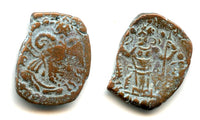 Rare! AE unit (hemidrachm?) of Varahran II Kushanshah (ca.350-356 AD), Harid mint, Kushano-Sassanians (Kushanshahs)