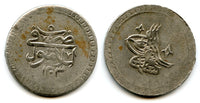 Silver 2-piastres (ikilik), RY5 (1793), Selim III (1789-1807), Ottoman Empire (KM 504)